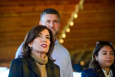 NYS Gov. Kathy Hochul talks during a press conference at Fishkill Farms in Hopewell Junction, NY on Tuesday, October 6, 2026.