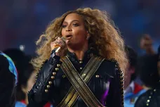 Feb 7, 2016; Santa Clara, CA, USA; Recording artist Beyonce performs during the half time show of the Denver Broncos game