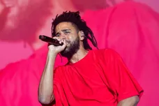 J. Cole performs on the What Stage during the Bonnaroo Music and Arts Festival held in Manchester, Tenn., on Friday, June 17,