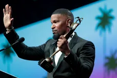 Jamie Foxx receives the Spotlight during the Film Awards Gala of the 31st annual Palm Springs International Film Festival in