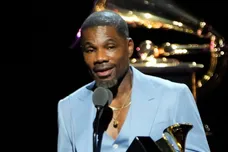 Feb 4, 2024; Los Angeles, CA, USA; Kirk Franklin accepts the award for best gospel performance/song during the 66th Annual