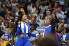 Tuesday, July 30, 2024; Atlanta, Ga; Grammy winner Megan Thee Stallion performs during a presidential campaign rally for Vice