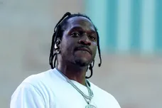 Jun 19, 2022; Washington, DC, USA; Pusha T performs at the Sun Stage during the Something in the Water music festival in