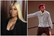 Nicki Minaj by Jamie McCarthy/Getty Images for Marc Jacobs, Lil Uzi Vert by Christopher Polk/Getty Images for Coachella