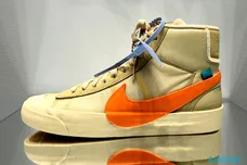 Image Via <a href='https://sneakernews.com/2018/08/21/off-white-nike-blazer-all-hallows-eve-grim-reaper/' rel="nofollow noopener" target='_blank'>SneakerNews</a>