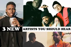 3 New Artists: Maky Lavender (far left), Planet Giza (top), Ninety6 (bottom)