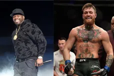 50 Cent: Ethan Miller/Getty Images, Conor McGregor: Harry How/Getty Images