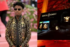 21 Savage: Neilson Barnard/Getty Images; Mortal Kombat 11: Tasia Wells/Getty Images