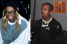 Lil Uzi Vert: Prince Williams/ Wireimage/Getty Images; Lil Wayne: Jeff Schear/Getty Images