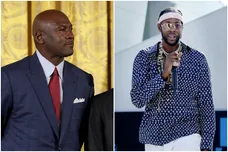 Michael Jordan via Chip Somodevilla/Getty Images, 2 Chainz via Bennett Raglin/Getty Images for BET