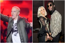 Eminem via Kevork Djansezian/Getty Images for MTV, Cardi and Offset via Craig Barritt/Getty Images