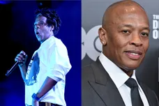 Jay-Z: Craig Barritt/Getty Images, Dr. Dre: Michael Loccisano/Getty Images