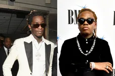 Frazer Harrison/Getty Images (Young Thug), Paras Griffin/Getty Images (Gunna)
