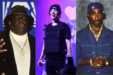 Biggie:  Larry Busacca/WireImage/Getty Images, Lil Xan: Theo Wargo/Getty Images, Tupac: Tim Mosenfelder/Getty Images