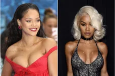 Rihanna by Tim P. Whitby/Getty Images, Teyana by Jamie McCarthy/Getty Images For NYFW: The Shows