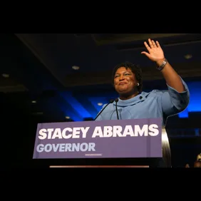 Georgia Democratic Gubernatorial Candidate Stacey Abrams Holds Election Night Event In Atlanta