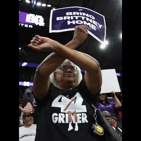 Rally Held For Phoenix Mercury Player Brittney Griner Detained In Russia