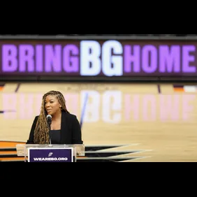 Rally Held For Phoenix Mercury Player Brittney Griner Detained In Russia