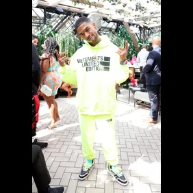 Kid Cudi, Jessica Williams and Kenya Barris Celebrate Black Love At the Entergalactic Brunch