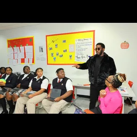 Sean “Diddy” Combs Surprises Students at His Capital Preparatory School in the Bronx