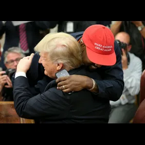 President Trump Hosts Kanye West And Former Football Player Jim Brown At The White House