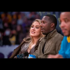 Celebrities attend the Los Angeles Lakers play the Golden State Warriors during the season opener