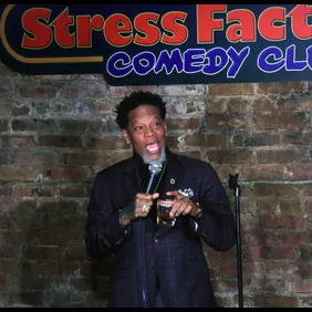 D.L. Hughley Performs At The Stress Factory Comedy Club