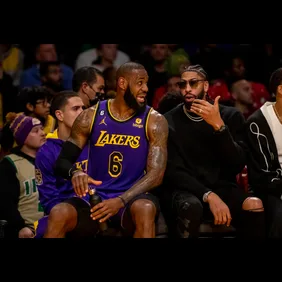 Lakers vs Hornets in Los Angeles, CA.