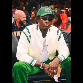 Celebrities Attend Golden State Warriors v Atlanta Hawks