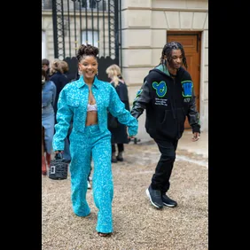 Roger Vivier : Outside Arrivals - Press Day - Hotel Vivier - Paris Fashion Week - Womenswear - Spring Summer 2023