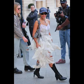 Celebrity Sightings - Paris Fashion Week - Womenswear Spring/Summer 2023 - Day Five