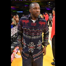 Celebrities At The Los Angeles Lakers Game