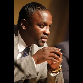 Akon Attends An African Energy Initiative Discussoin