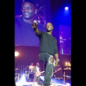 Youssou N'Dour Performs At L'AccorHotels Arena In Paris