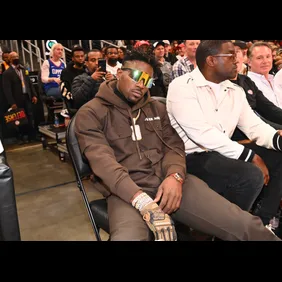 Celebrities Attend Los Angeles Clippers v Atlanta Hawks