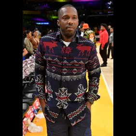 Celebrities At The Los Angeles Lakers Game