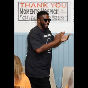 Sean "Diddy" Combs and His Family his daughters Chance, D'Lila and Jessie Celebrated Thanksgiving Day at The Caring Place in Miami