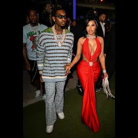 Cardi B And Offset Celebrate New Year's Eve 2023 At E11EVEN Miami