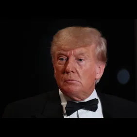 Donald Trump Addresses The Press On New Years Eve At Mar-A-Lago Mansion