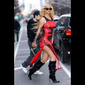 Celebrity Sightings In New York City - February 13, 2023