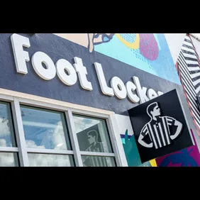 Miami, Florida, Wynwood, Foot Locker storefront with logo sign