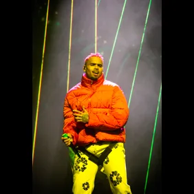 Chris Brown Performs At AccorHotels Arena