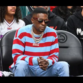 Celebrities Attend Brooklyn Nets v Atlanta Hawks