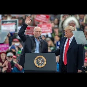 Donald Trump Holds MAGA Rally In Montana With Sen. Candidate  Matt Rosendale
