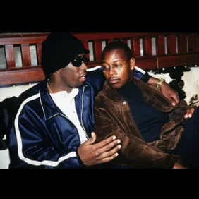 Andre Harrell Relaxes In A Nightclub