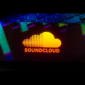 In this photo illustration the streaming service logo