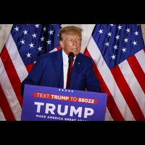 Former President Donald Trump at his Mar-a-Lago in Palm Beach