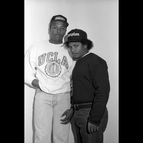 Dr. Dre And Eazy-E Portrait Shoot