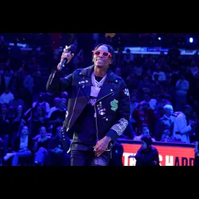 Celebrities At The Los Angeles Clippers Game