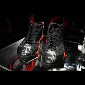 Michael Jordan's 1998 NBA Finals Game 2 Air Jordan 13s On Auction At Sotheby's